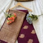 Royal Peacock Zari Weaving Saree