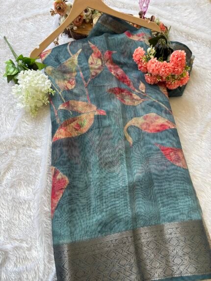 cotton saree, office wear saree, printed saree